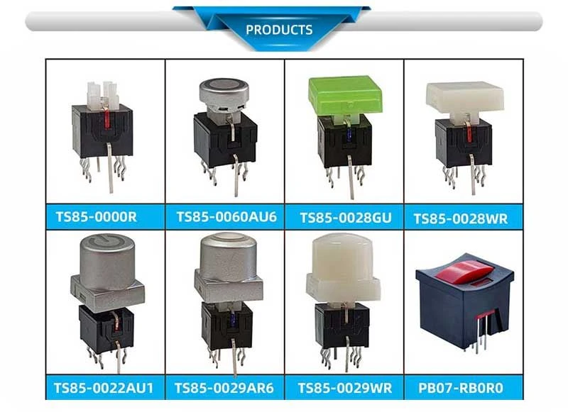 ts85 latching illuminated tact push button